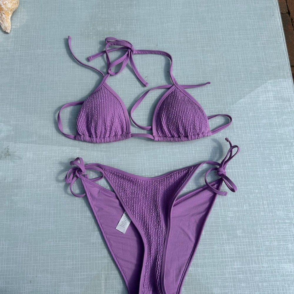 Aerie Purple Bikini Set